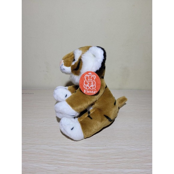 Fiesta Cutie Cubs Tiger Plush sitting bean bag 7" - Picture 2 of 6